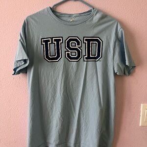 League Light Blue USD Tee